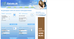 Desktop Screenshot of flatrate.de
